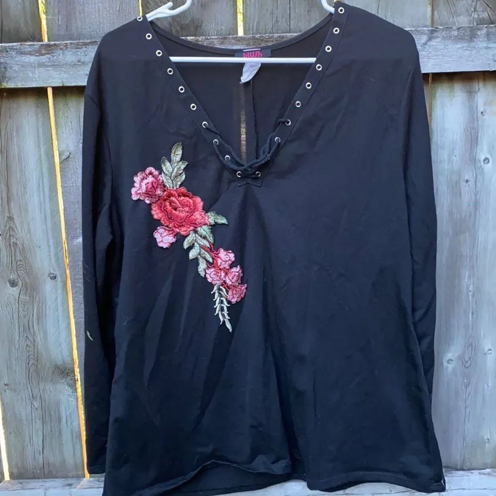 Blush floral top sz. 3X